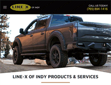 Tablet Screenshot of linex-indy.com